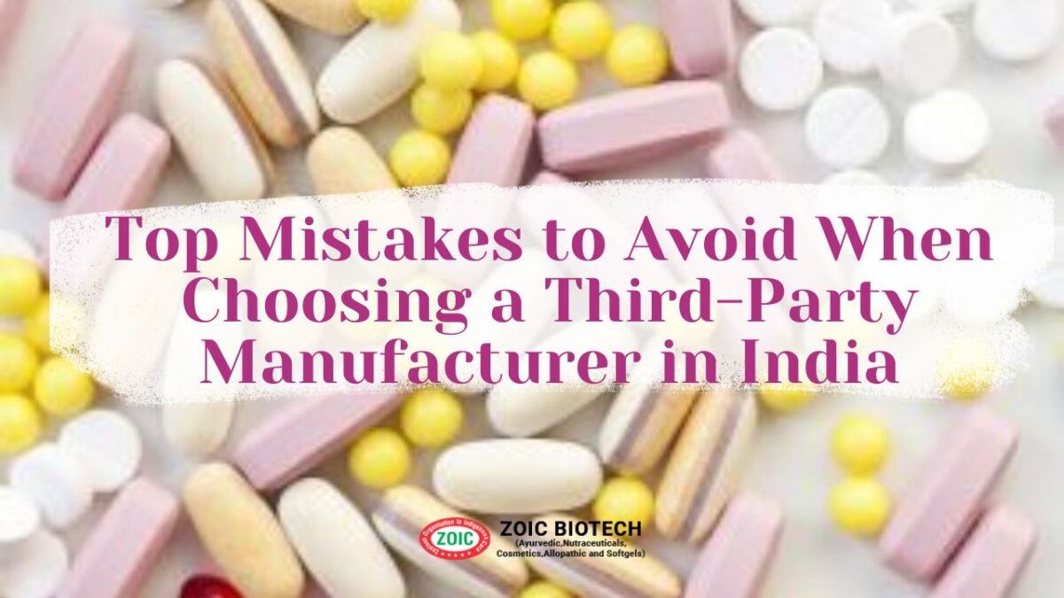 Top Mistakes to Avoid When Choosing a Third-Party Manufacturer in India